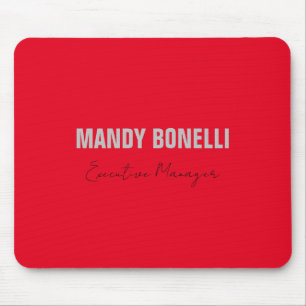Alfombrilla De Ratón Nuevo nombre para agregar minimalista elegante y p