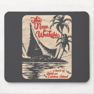 Alfombrilla De Ratón Nuevo Tiki Bar Waikiki Estilo Hawaiano Retro Estil