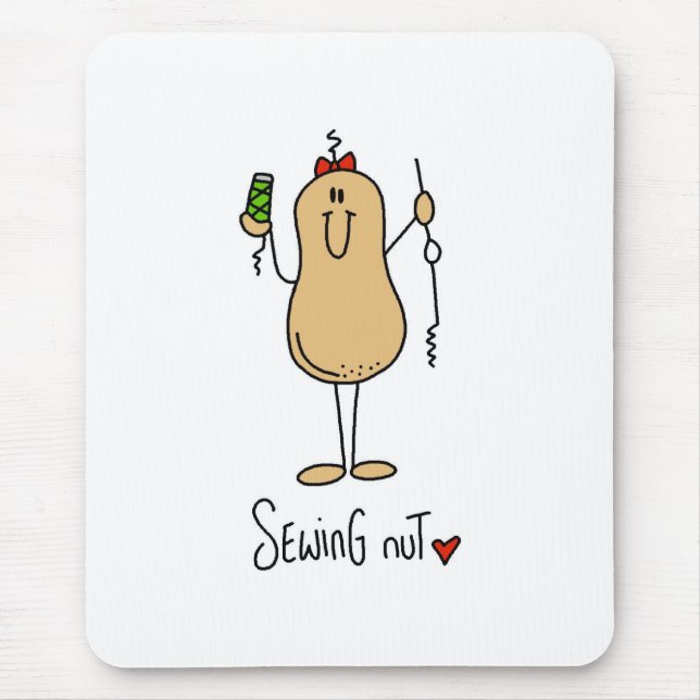 Alfombrilla De Ratón Nuez de costura (Frente)