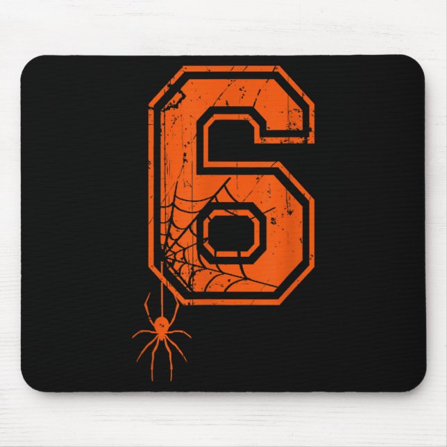 Alfombrilla De Ratón Number 6 67 Meme Halloween Sder Costume Matching G (Frente)