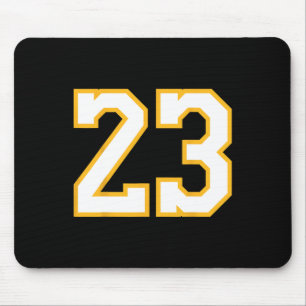 Alfombrilla De Ratón Número 23 Delante Y Byck Bysketbyll Jersey Púrpura