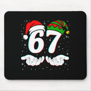 Alfombrilla De Ratón Número 67 coincidente seis siete 6 7 Meme 6-7 Navi