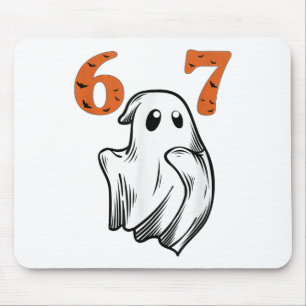 Alfombrilla De Ratón Número 67 coincidente seis siete 6 7 Meme Hallowee