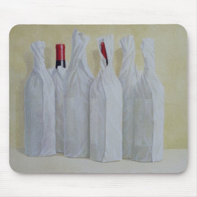 Alfombrilla De Ratón Número envuelto de las botellas los 2 años 90 (Frente)