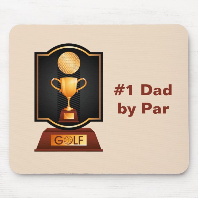 Alfombrilla De Ratón Número uno de papá por Par Mousepad (Frente)
