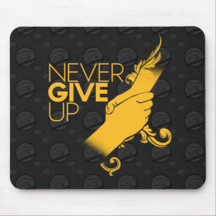 Alfombrilla De Ratón Nunca dé para arriba Mousepad