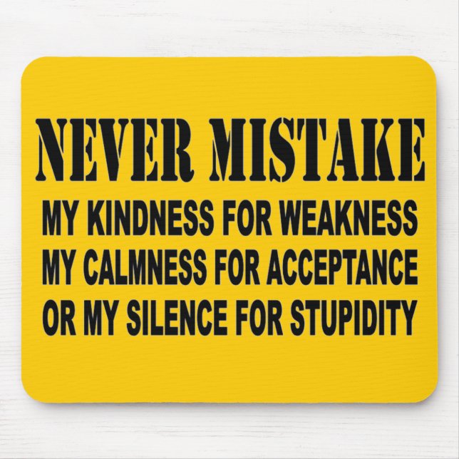 ALFOMBRILLA DE RATÓN NUNCA ERROR (Frente)