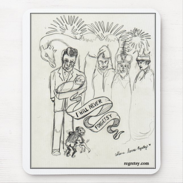 Alfombrilla De Ratón Nunca Forgetsy (Frente)