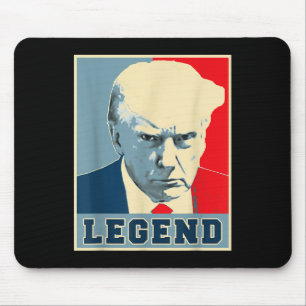 Alfombrilla De Ratón Nunca la leyenda presidencial de Donald Trump fue