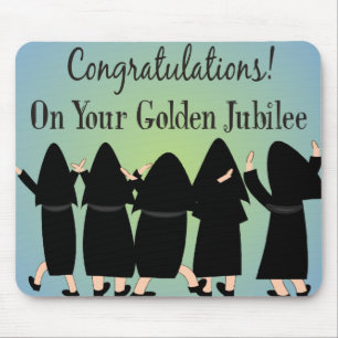 Alfombrilla De Ratón Nuns Golden Jubilee Gifts