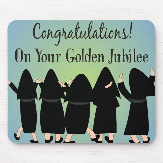 Alfombrilla De Ratón Nuns Golden Jubilee Gifts (Frente)