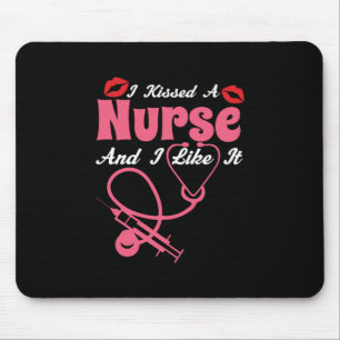 Alfombrilla De Ratón Nurse Gift Besé Una Enfermera Y Me Gusta