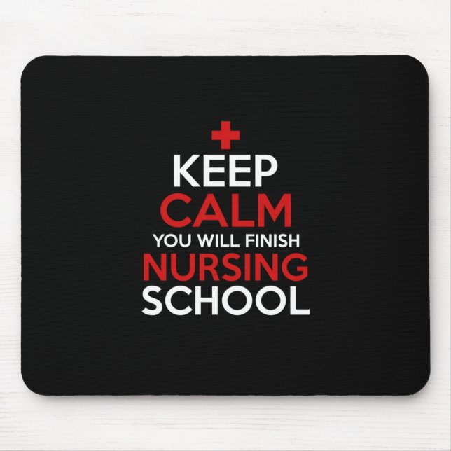 Alfombrilla De Ratón Nurse Gift | Mantenga la calma que acabará (Frente)