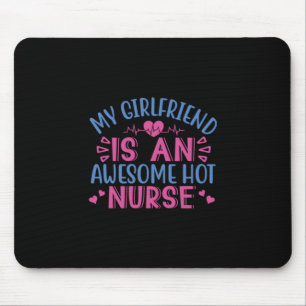 Alfombrilla De Ratón Nurse Gift   Mi Novia Es Una Maravillosa Enfermera