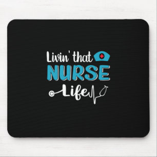 Alfombrilla De Ratón Nurse Gift Vivir Esa Vida De Enfermería