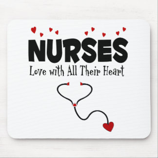 Alfombrilla De Ratón Nurse Heart Gift