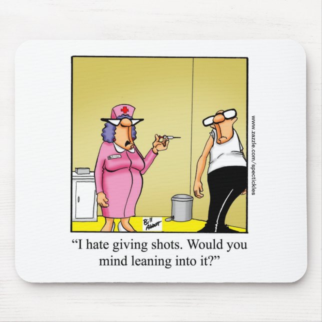 Alfombrilla De Ratón Nurse/Medical Humor Mouse Pad "Spectickles" (Frente)