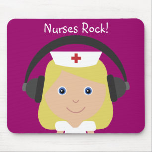 Alfombrilla De Ratón  ¡Nurses Rock!
