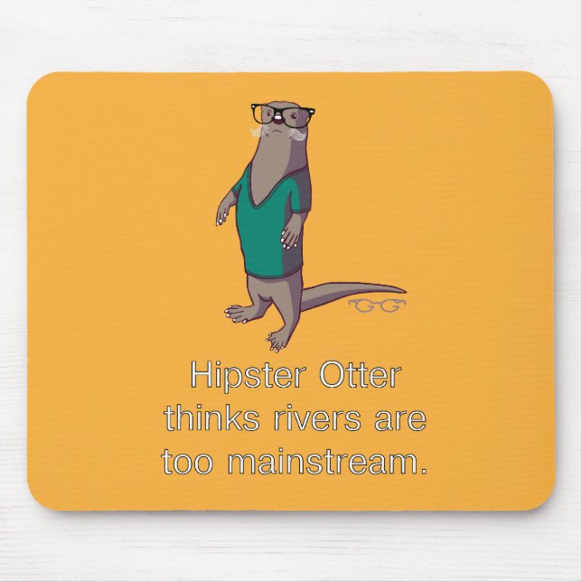 Alfombrilla De Ratón Nutria Mousepad del inconformista (Frente)