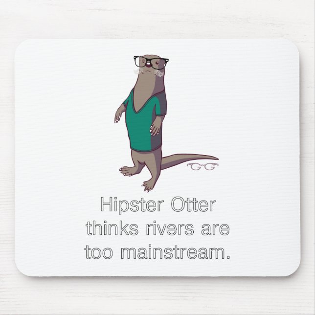 Alfombrilla De Ratón Nutria Mousepad del inconformista (Frente)