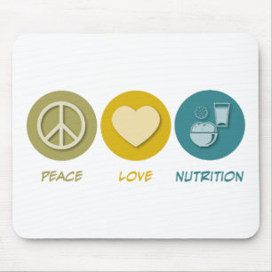 Alfombrilla De Ratón Nutrición del amor de la paz