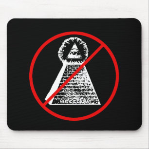 Alfombrilla De Ratón NWO Mousepad, el nuevo orden mundial antiIlluminat