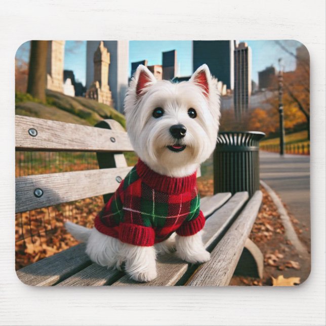Alfombrilla De Ratón NY Westie (Frente)
