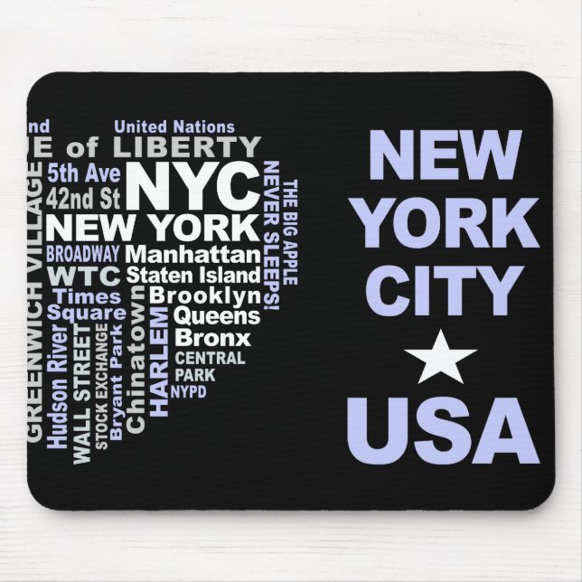 Alfombrilla De Ratón NYC mousepad (Frente)