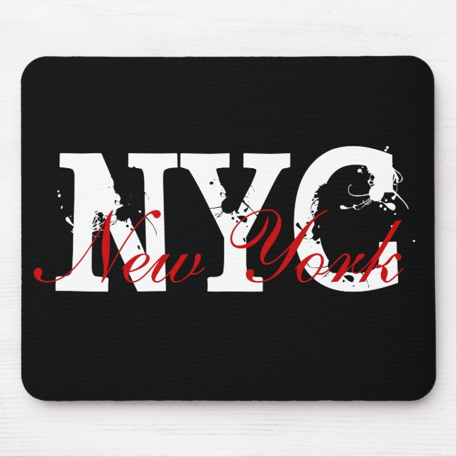 Alfombrilla De Ratón NYC Nueva York Mousepad (Frente)