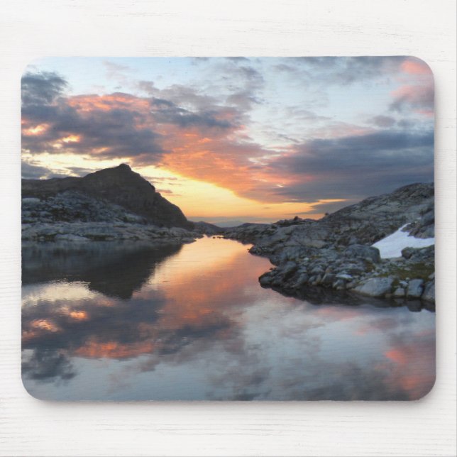 Alfombrilla De Ratón Nydiver Lakes Sunrise 2 - Ansel Adams Wilderness (Frente)
