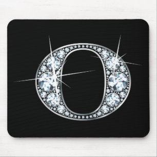 Alfombrilla De Ratón "O" Diamond Bling Mousepad