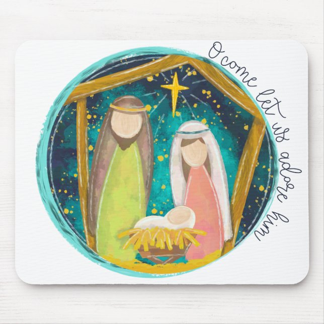 Alfombrilla De Ratón O Ven, Que Lo Adoremos (Frente)