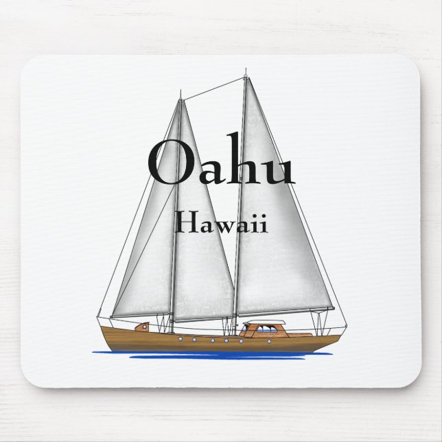 Alfombrilla De Ratón Oahu Hawaii (Frente)