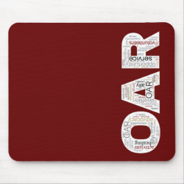 Alfombrilla De Ratón OAR Mousepad- Rojo