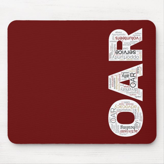 Alfombrilla De Ratón OAR Mousepad- Rojo (Frente)