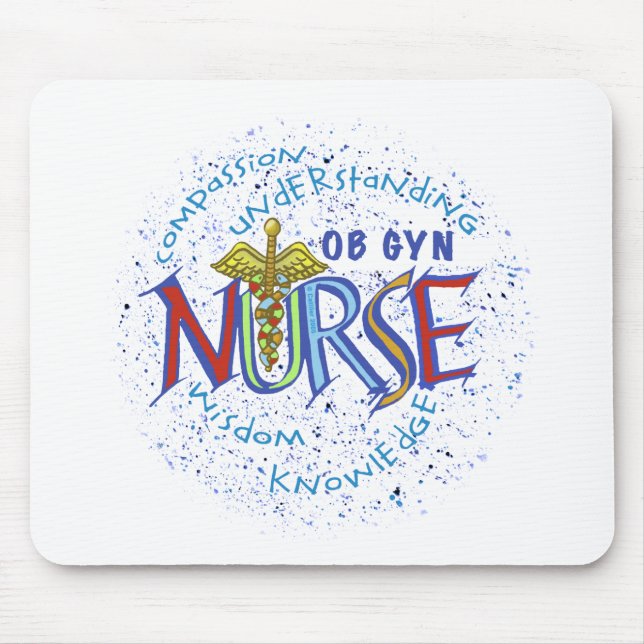 Alfombrilla De Ratón Ob Gyn Nurse Motto (Frente)