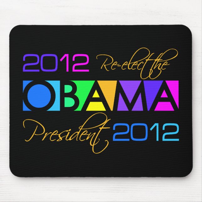 Alfombrilla De Ratón OBAMA 2012 mousepad (Frente)