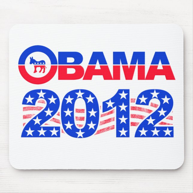 Alfombrilla De Ratón OBAMA 2012 mousepad (Frente)