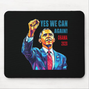 Alfombrilla De Ratón Obama 2028 Sí Podemos otra vez Obama 48º President
