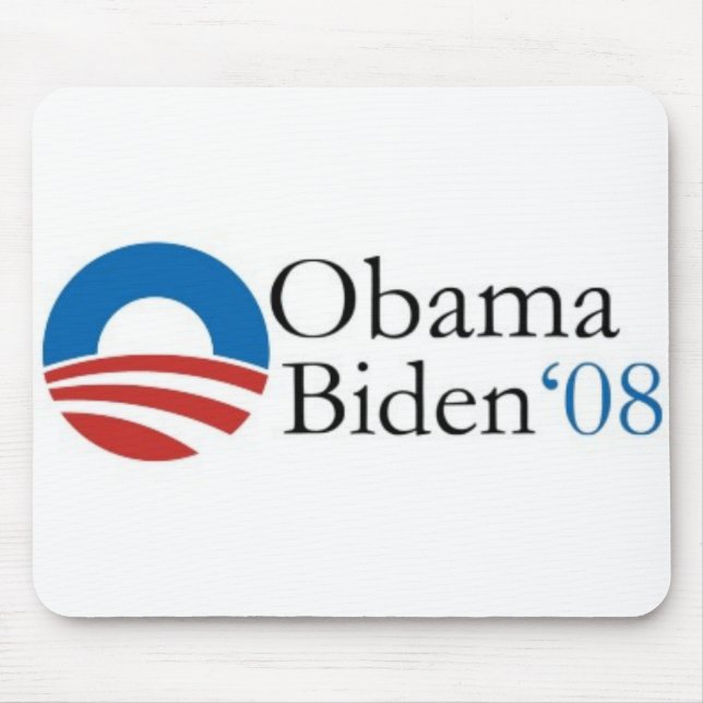 Alfombrilla De Ratón Obama Biden '08 Mousepad (Frente)