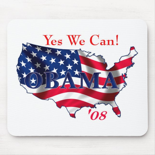 Alfombrilla De Ratón Obama los E.E.U.U. Mousepad (Frente)