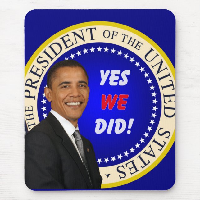 Alfombrilla De Ratón Obama Mousepad (Frente)