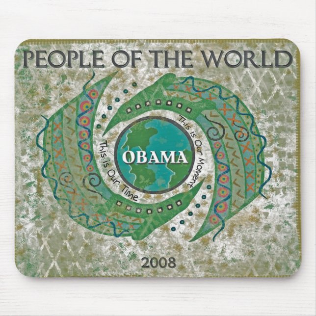 Alfombrilla De Ratón Obama Mousepad (Frente)