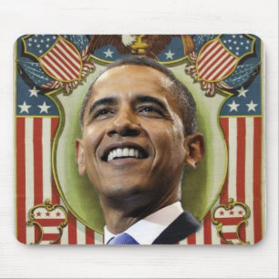 Alfombrilla De Ratón Obama Mousepad patriótico