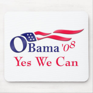 Alfombrilla De Ratón Obama podemos sí Mousepad
