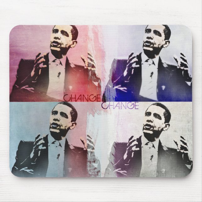 Alfombrilla De Ratón Obama_popArt2 (Frente)