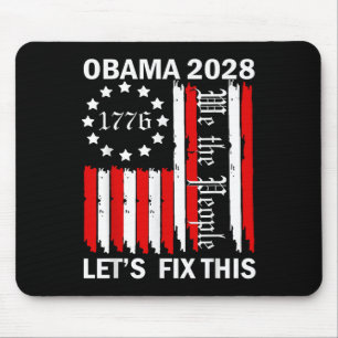 Alfombrilla De Ratón Obama Viñeta Retro Patriótico Protesta Política 20