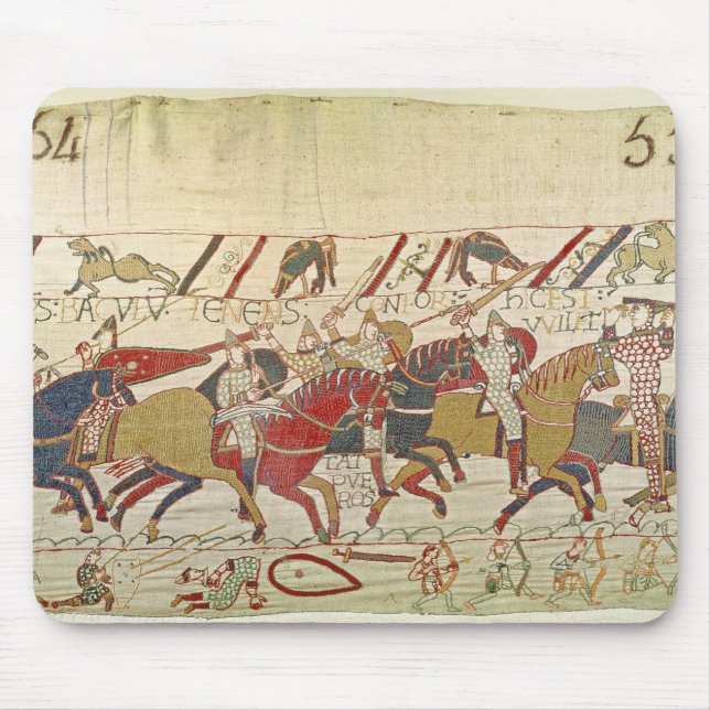 Alfombrilla De Ratón Obispo Odo Holding un bastón (Frente)