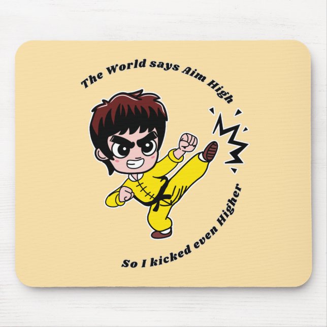 Alfombrilla De Ratón Objetivo alto motivacional (Frente)