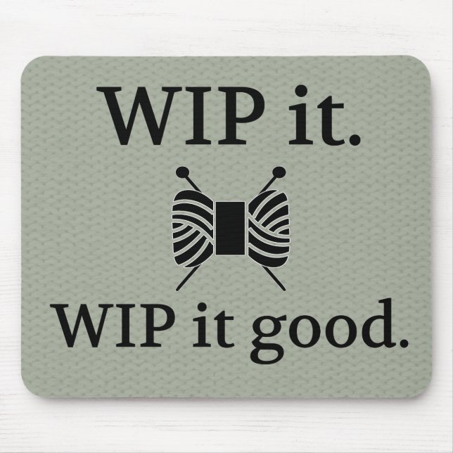 Alfombrilla De Ratón Obra En Curso De Buena Manera De Pintura Texturiza (Frente)